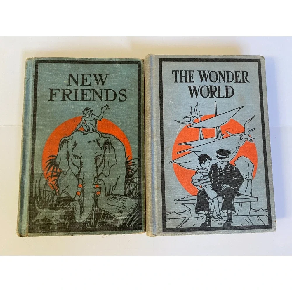 Lot Set‎ of 2 The New Silent Readers Book One New Friends & Two The Wonder World